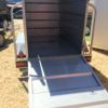 caja cerrada doble eje, minicaravanas, minicarabanas, batea, remolque con tapa, remolque cerrado, caja cerrada, doble eje, remolque tienda, remolque de motos